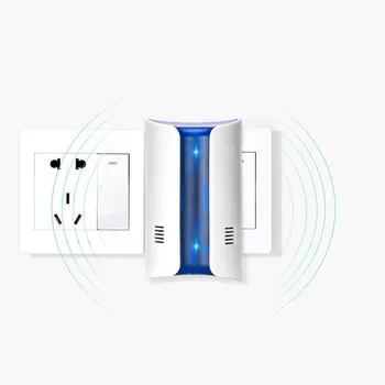

White Enhanced Electromagnetic Dual Ultrasonic Anti Mosquito Insect Mouse Rat Pest Killer Repeller for Kithcen Home Garden