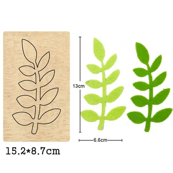 

Tree Leaves Wooden Mold Flower Wood Dies For DIY Leather Cloth Paper Craft Fit Common Die Cutting Machines on the Market 2020