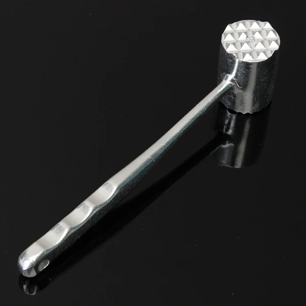 Double Sided Aluminium Metal Meat Mallet Tenderizer Meatball-Maker Steak Tender Meat Hammer Pork Beef Chicken Mallet Kitchen