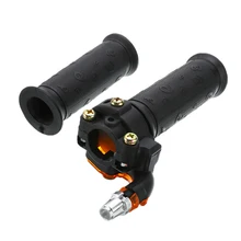 Универсальный твист Дроссельный ускоритель левый поручень и кабель для ATV Quad Dirt Pit Bike 50/90/110/125/140CC Ручка Бар аксессуары