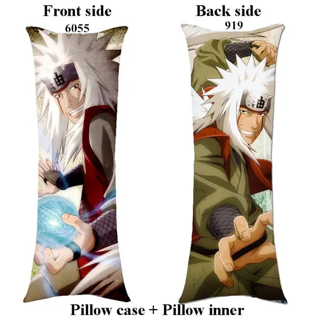 pillow Мультфильм Наруто обнимает тело Подушка Аниме Какаши Саске дома Мальчик Человек Длинные подушки настроить - Цвет: pillow