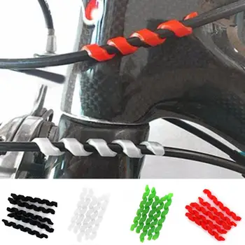 

5Pcs Bicycle Brake Cable Protectors Housing Rubber Protector Anti-friction Bicycle Frame Cycling Wrap Guard Tubes For Pipe Line