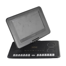 HD USB видео перезаряжаемая батарея для дома 13,8 дюймов ТВ игра автомобиль 16:9 широкоформатный ЖК-экран VCD DVD плеер портативный