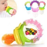 1Pcs Fresh Food Nibbler Baby Pacifiers Feeder Kids Fruit Feeder Nipples Feeding Safe Baby Supplies Nipple Teat Pacifier Bottles