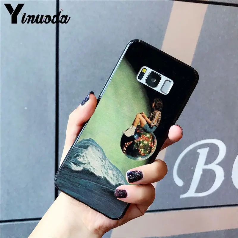 Great Trippy Art aesthetic Space astronaut Moon Girl