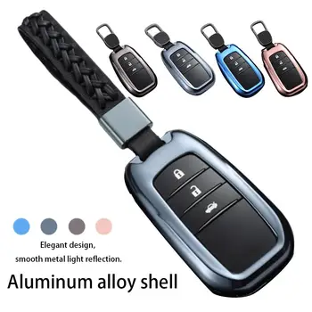 

Key Case for Car Suitable for Toyota Crown Car Key Shell Case Cover Prado Camry Corolla RAV4 Reiz Lei Ling Aluminum Alloy Case