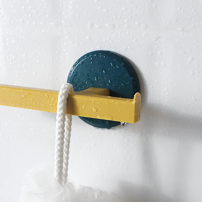 Hand Towel Racks For Bathroom Kitchen Wall Mounted Freestanding Plastic Towel Hanger Bar Hanging Hook Shelf Organizer