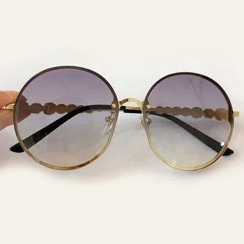 

Vintage Luxury Round Sunglasses Women 2020 Brand New Style Sun Glasses With Diamond UV400 Eyewear Lentes De Sol Mujer