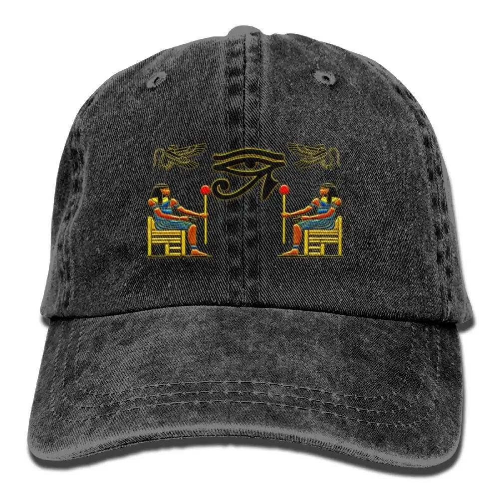 Египетский Ибис АНК Хорус глаз Джинсовая Шляпа Регулируемый Женский Флаг Бейсболки
