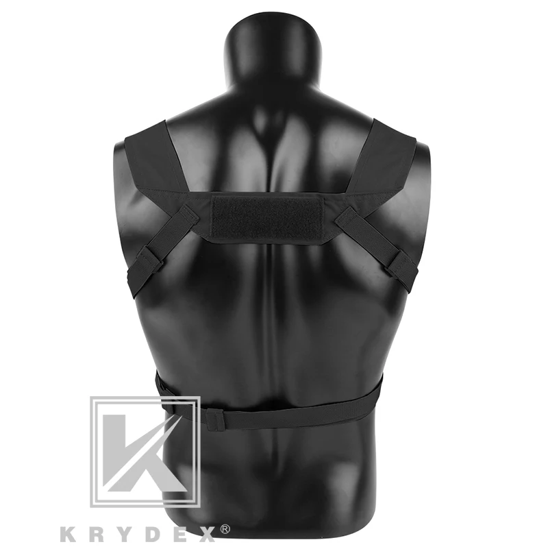 KRYDEX черный MK3 Тактический нагрудный мини-жилет Spiritus Airsoft охотничий жилет Ranger Военный Тактический Перевозчик жилет с подсумок