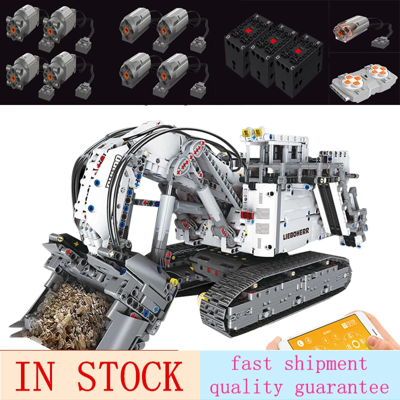 

13130 Liebherr R 9800 Excavator Set Compatible 42100 Building Blocks Bricks Educational Funny Toys Christmas Gifts For Children