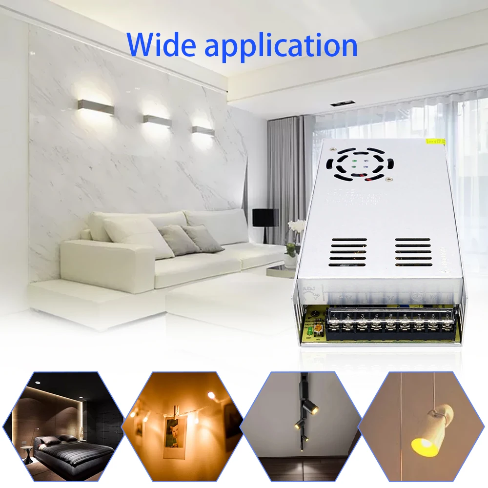 Импульсный источник питания Supplys AC 100 240 В к DC 24 Светодиодный Светодиодная лента