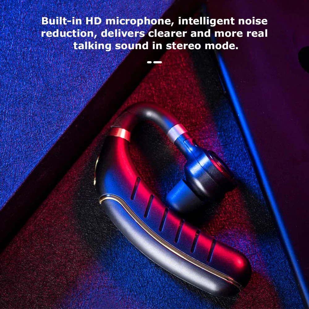FC1 Bluetooth 5 0 бизнес гарнитура беспроводные наушники ушные крючки шумоподавление