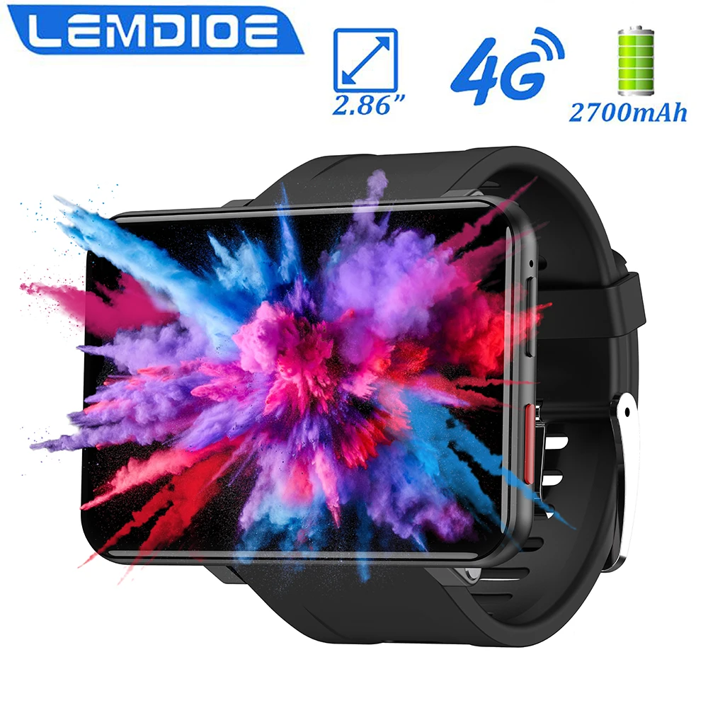 Смарт часы Android 7 1 3 ГБ + 32 2 86 дюйма HD экран 4G GPS WIFI 2700 мАч большая батарея Bluetooth умные