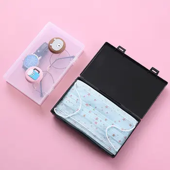 

Dustproof Mask Case Portable Disposable Face Masks Container Pollution-Free Disposable Mask Storage Box Storage Organizer