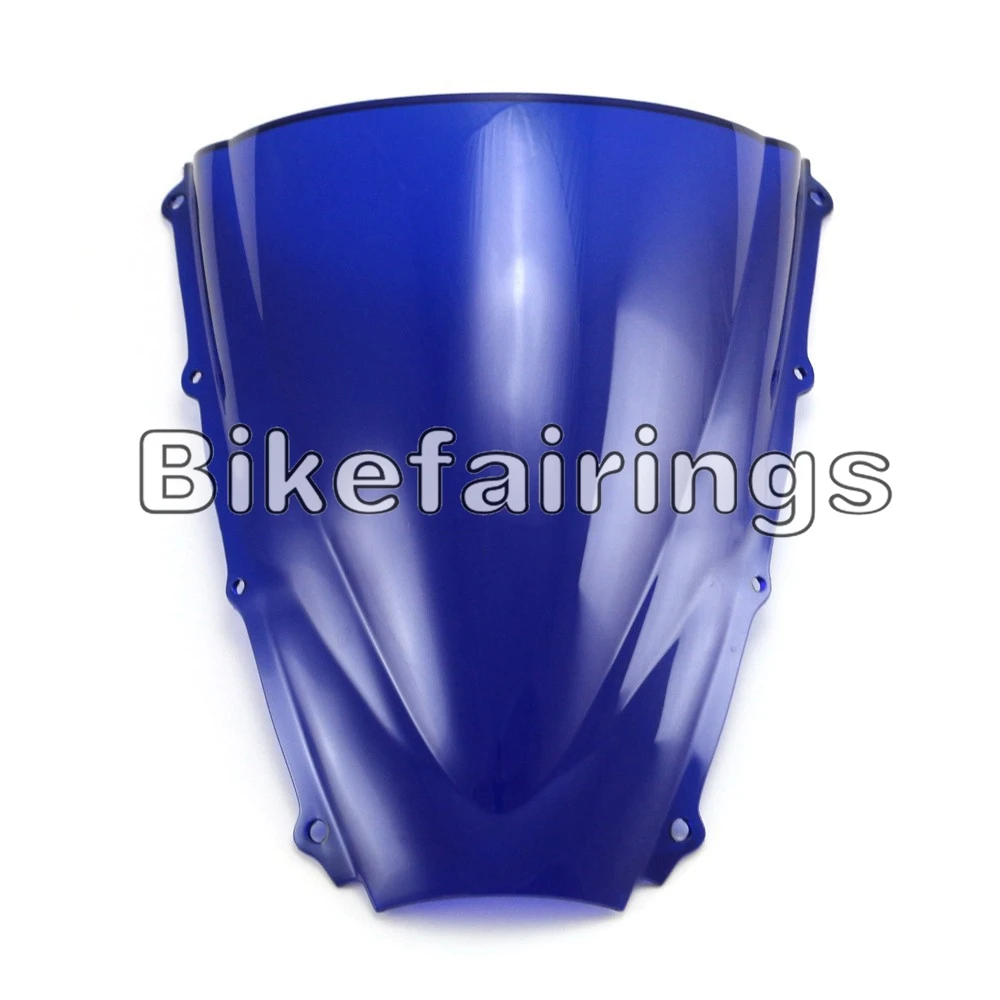 Обтекатели Double Bubble Sportbike ветровое стекло для Triumph Daytona 675 2006 2007 2008 аксессуары для мотоциклов ветровые стекла отражатель - Цвет: Blue