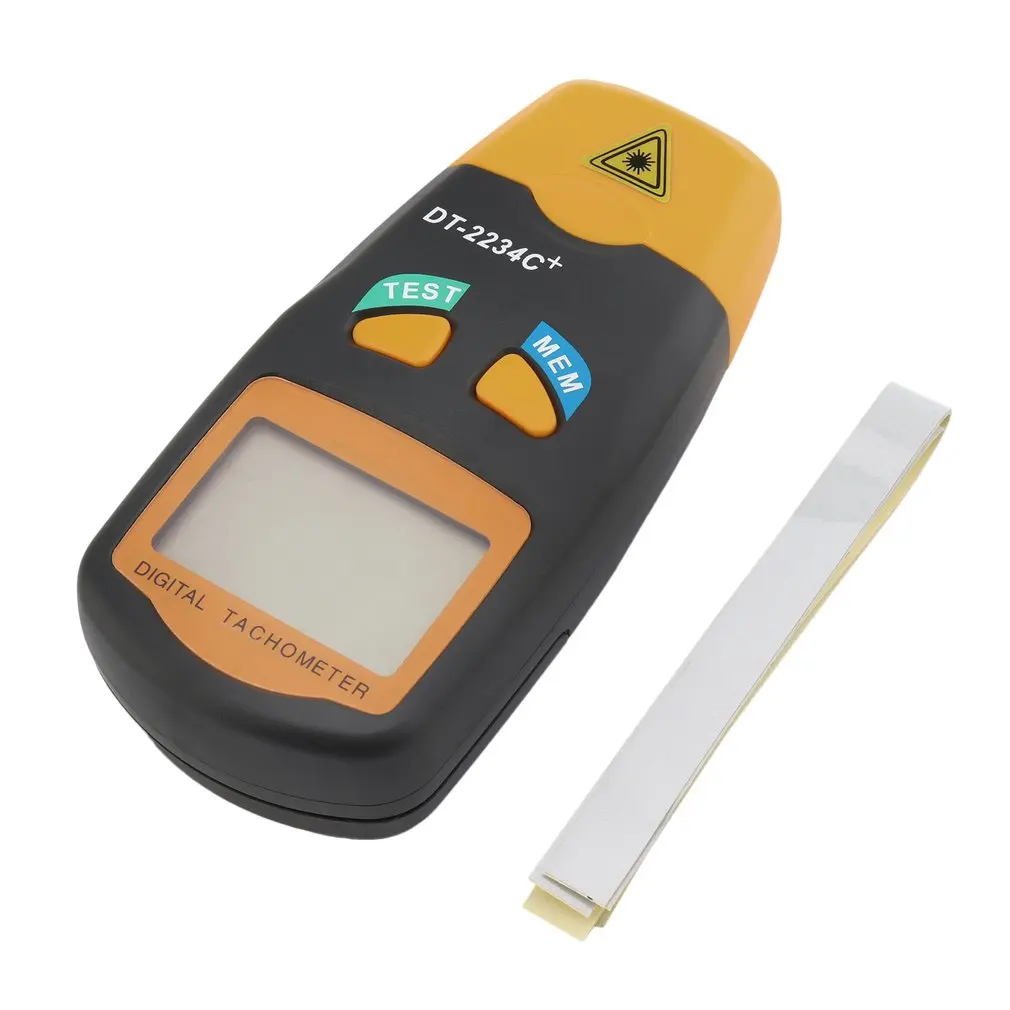 

DT-2234C+C Digital LCD Laser Tachometer Handheld Rotational Speed Meter Portable Automotive Diagnostic Test Tool