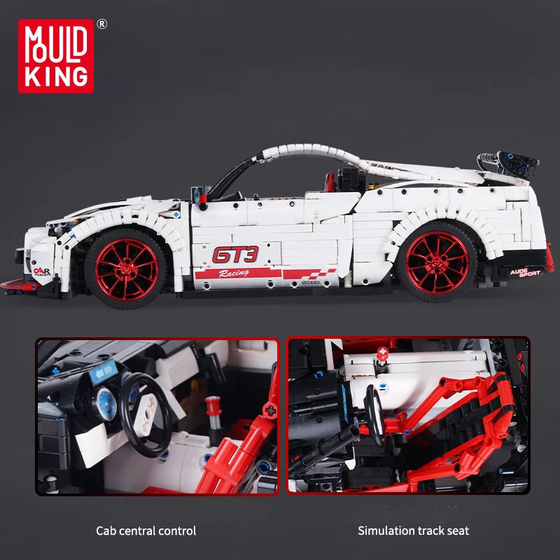 Technic серия Moc нисмо Ниссан GTR GT3 Модель Строительный блок Супер спортивный