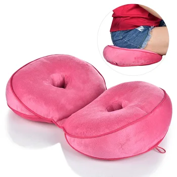 

Multifunctional Dual Comfort Seat Cushion Slow Rebound Memory Foam Hip Lift Seat Pillow Butt Support Pain Relief Comfy for Home