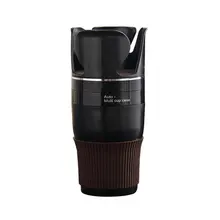 Универсальный автомобильный держатель для стаканов, коробка для хранения стаканчиков, держатель для стаканов, вращающийся на 360 градусов, автомобильный органайзер для монет, ключей, подставка для телефона, многофункциональная