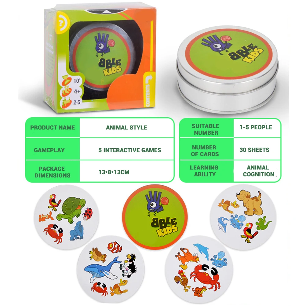 Точка it Out настольная карточная игра Вечерние игры дети взрослые Семья веселье Kill Time Spot игрушка Пазлы игрушки
