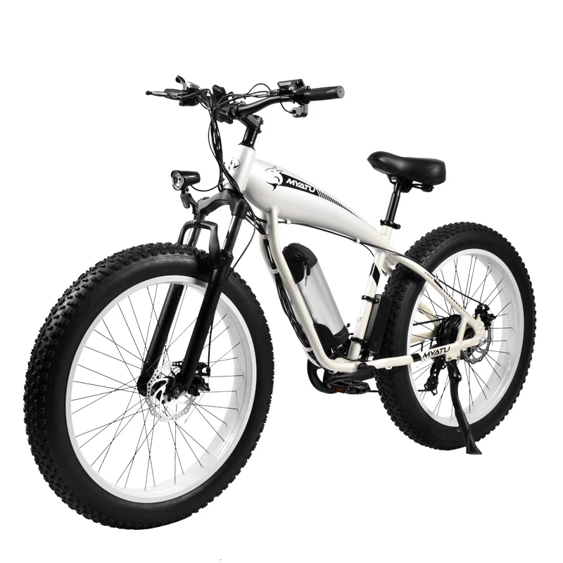 

MYATU26 inch fat tire off-road power electric vehicle mountain bike lithium battery bicycle electric bicycle