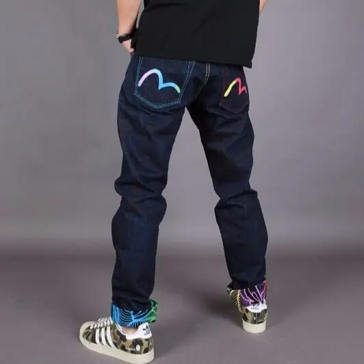 2020 New Arrival Casual Men's Breathable High Quality Jeans Warm Men's Tide Brand Straight Print Men's Trousers 2020 New Arrival Casual Men's Breathable High Quality Jeans Warm Men's Tide Brand Straight Print Men's Trousers