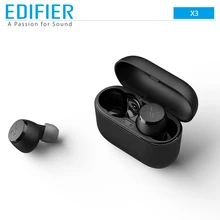 EDIFIER x3 tws suporte aptx assistente de voz sem fio bluetooth fone ouvido toque controle ipx5 esporte gaming fone