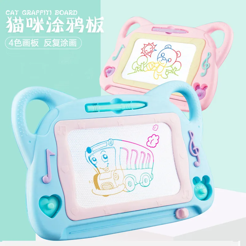 

Hn155 Cat-Children Magnetic Drawing Board Toy CHILDREN'S Color Doodle Board