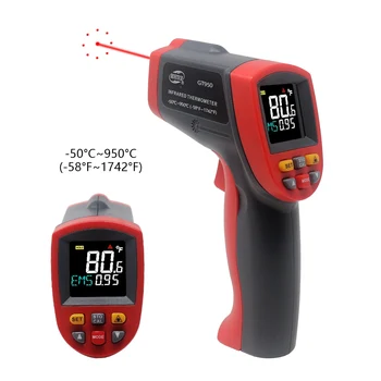 

GT750 GT950 IR Infrared Thermometer Laser Gun -50C~750C -50C~950C Pyrometer Digital Non-Contact Temperature Tester