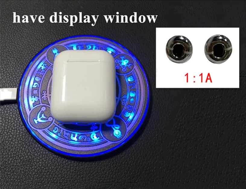 i200A Беспроводная зарядка настоящий аккумулятор i200 TWS 1:1 размер Bluetooth 5,0 6D супер бас наушники для всех телефонов PK i100tws i80 i60 - Цвет: i200A