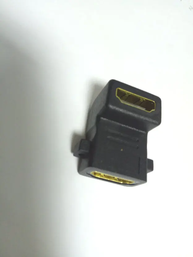 1000 шт. HDMI 90 градусов прямоугольный адаптер Женский на Женский