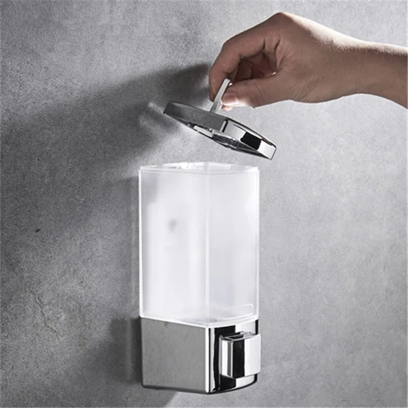 LIUYUE Soap Liquid Dispenser Plastic Large Capacity Bathroom Wall Mounted Home Hotel Washroom Wash Hair/Body Liquid Dispenser