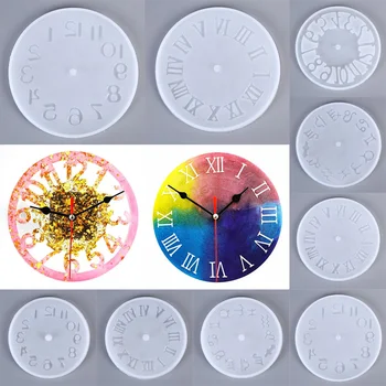 

1PC Clock Silicone Expoxy Resin Jewelry Mold Pendant Jewelry Making DIY Craft Tool