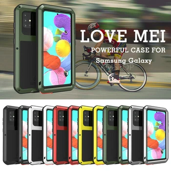 

360 Full Protective Shockproof Armor Case For Samsung Galaxy A30 A50 A70 Metal Aluminum Waterproof Case for Galaxy A51 A71 A90