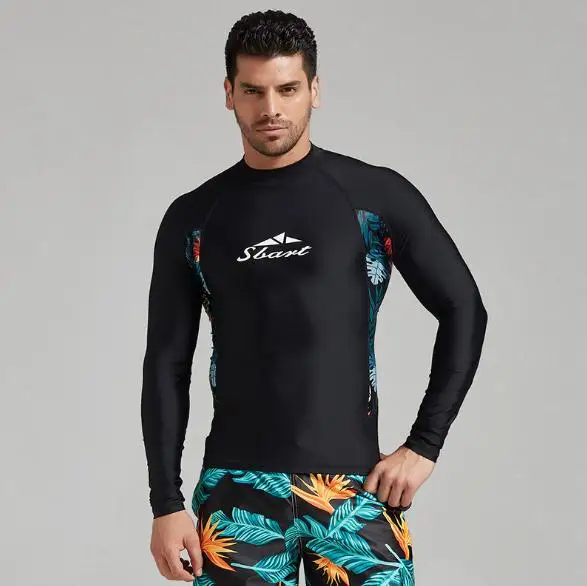 

SBART Men's Sunscreen Adult Swimsuit Thin Material Snorkeling Diving Suit Wetsuit Swimming Summer Holiday Beach