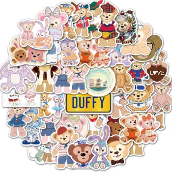 

40PC Little Bear Cartoon Stickers Cute Kids Toys Stickers Suitcase Laptop Skateboard Personality Waterproof Stickers