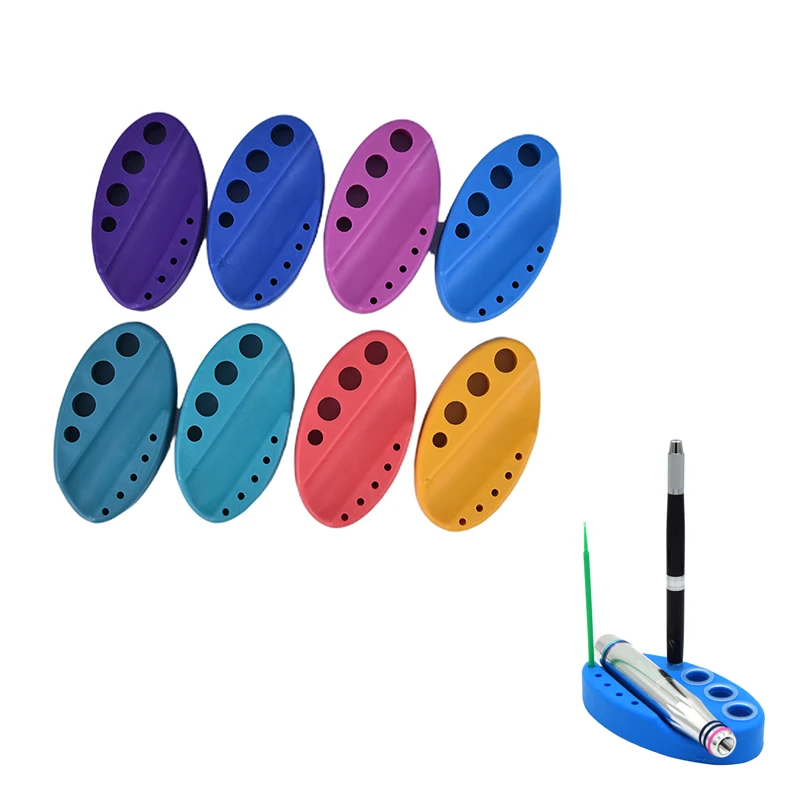Oval Silicone Tattoo Tool Pen Holder Stand For Microblading Pigment Ink Cup Machine Permanent Makeup Tattoo Accessories Hot