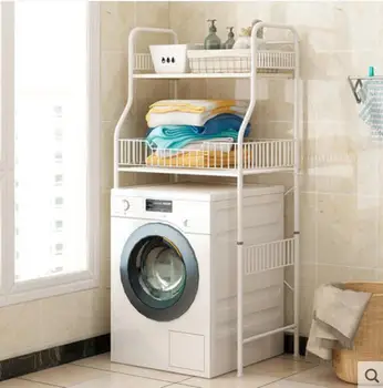 

Washing machine storage rack, above the toilet drum, the balcony, the washing cabinet, the toilet bowl storage rack
