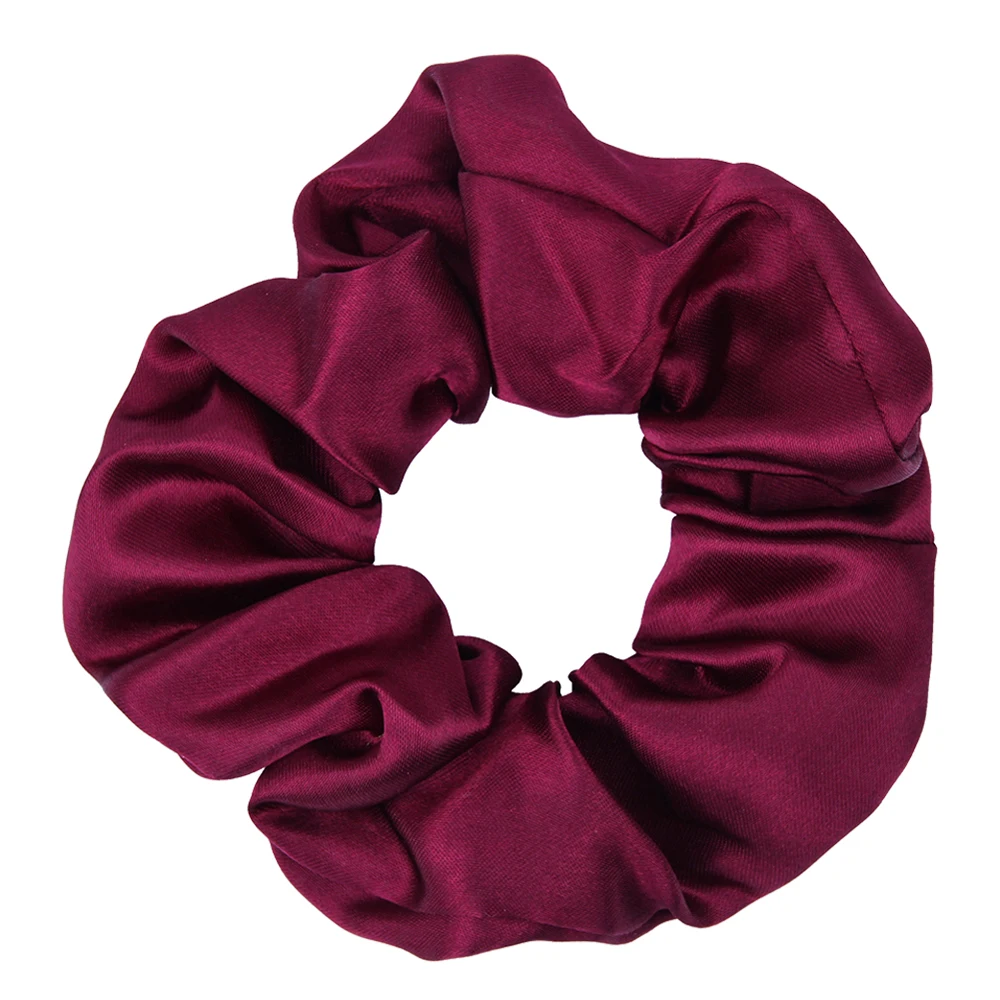 Wine red headband Резиновые резинки для волос Meimile для девочек, резинки для волос, конский хвост, Детские аксессуары для волос для принцессы, оранжевые - Цвет: Wine red headband