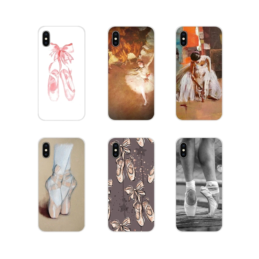 Чехлы для телефонов Apple iPhone X XR XS 11Pro MAX 4S 5C SE 6S 7 8 Plus ipod touch 5 6 аксессуары балерины |