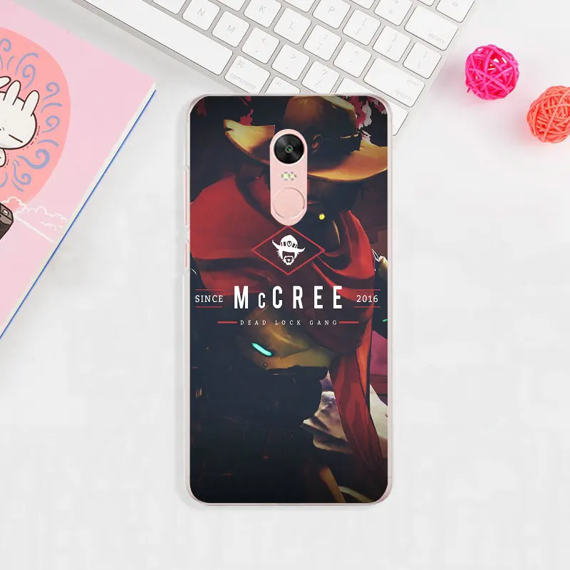 image 4 Mccree Overwatchs герой OW мягкий термополиуретановый силиконовый чехол для телефона для Xiaomi Redmi Mi Note 2 3 3S 4X 4A 5 6 5 5S 5A 6 8 A1 Pro Plus чехол-сумка - Цвет: image 4