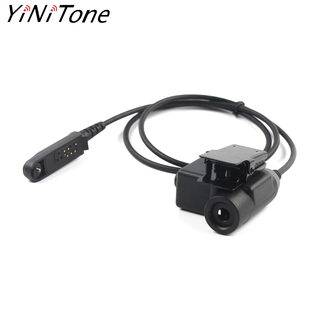Military Headset Adapter U94 PTT for Baofeng  UV-9R UV-9R Plus UV-XR UV-XS BF-A58 PTT Button Tactical  Headset PTT Cable Plug