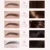 Tint my 4-tip Liquid Eyebrow Pencil Waterproof Apply Well Tattoo Makeup For Women Eyes Cosmetics Натуральный Дикий Коричневый Гель Для Бровей