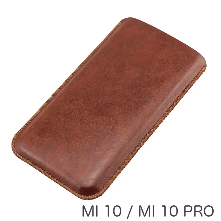 

Универсальный прямой кожаный чехол mi10 в стиле ретро для xiaomi mi 10 mi 10 pro