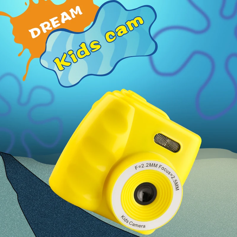 Детский мини-Камера Full HD 1080P Портативный цифрового видео фото Камера 2 дюймов Экран Дисплей детская Камера лучший подарок для детей