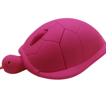 

Tortoise Shape Ergonomic Designed Sensitive Universal 1000dpi Computer Accessory 3 Keys Home Office Silicone Wired Mouse