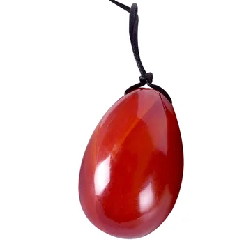 

Crystal Eggs Agate Agate Egg Ben Wa Ball Women'S Tightening Kegel Ball Exerciser-Big