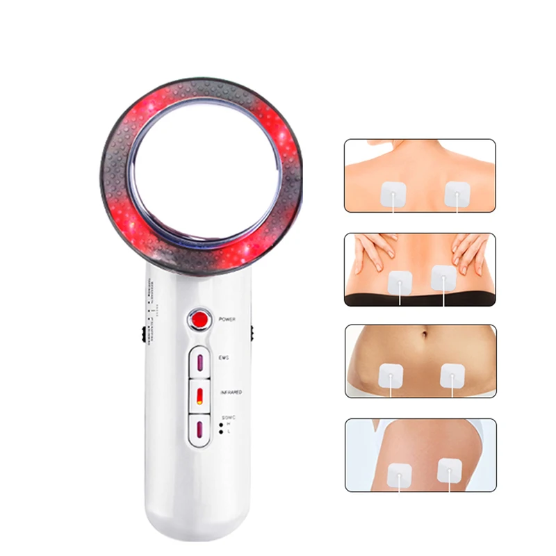 Cena Ultradźwiękowy cellulit Remover EMS stymulować wyszczuplający masażer do ciała Fat Burner podczerwieni terapia ultradźwiękowa urządzenie odchudzające