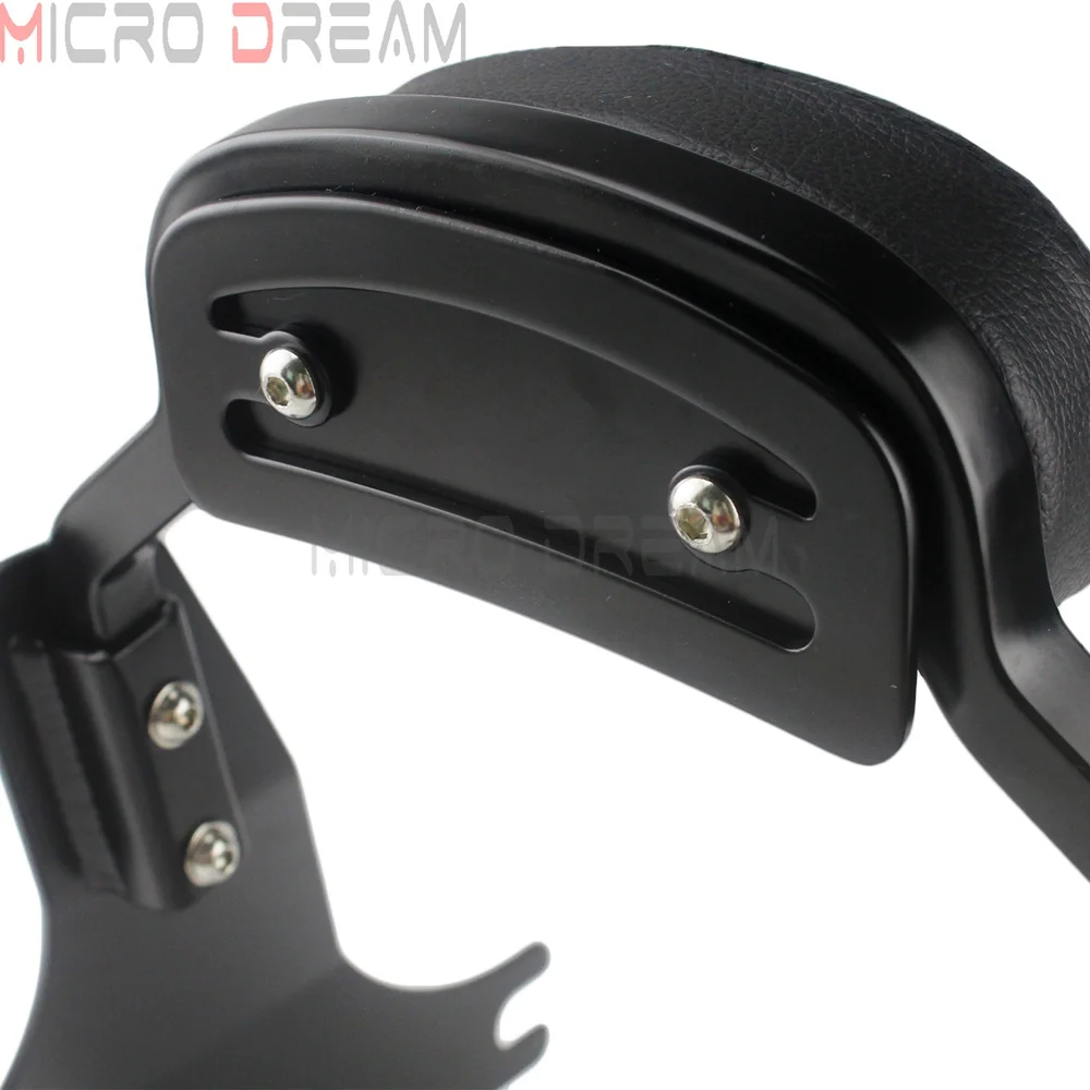 Мотоцикл короткая пассажирская спинка Сисси Бар для Harley Sportster 2004- железо XL883 XL1200 48 72 SuperLow черный/хром